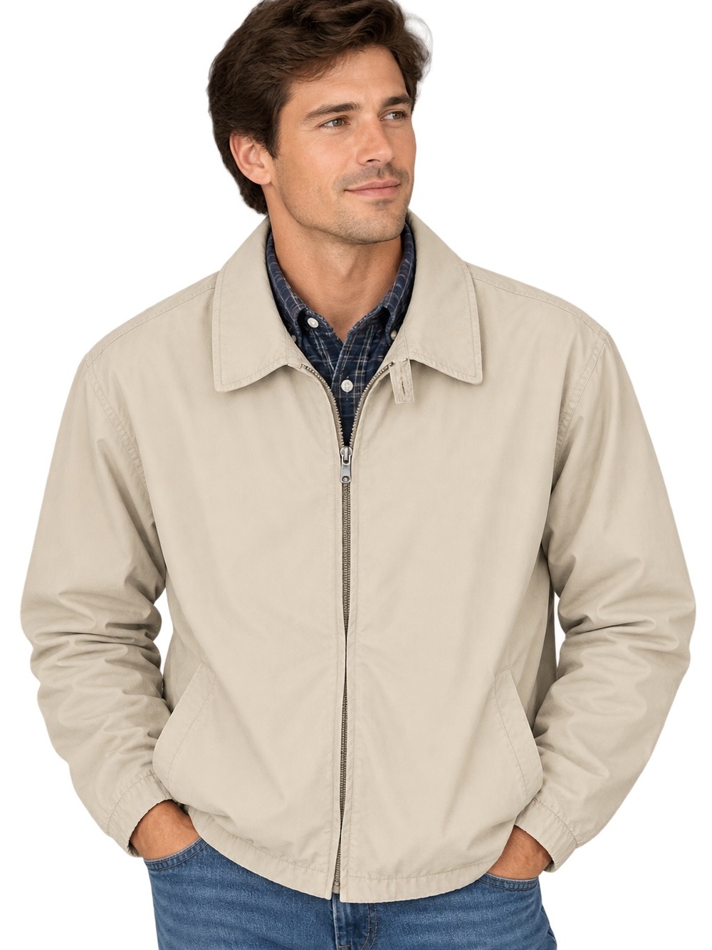 L.L. Bean Men's Beige Lightweight Jacket size XXL